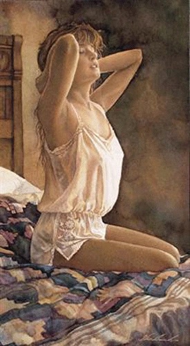 Steve Hanks Signed and Numbered Limited Edition   Lithograph: "In Her Dreams"