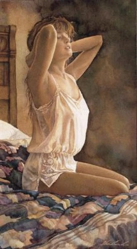 Steve Hanks Signed and Numbered Limited Edition  Lithograph: "In Her Dreams"