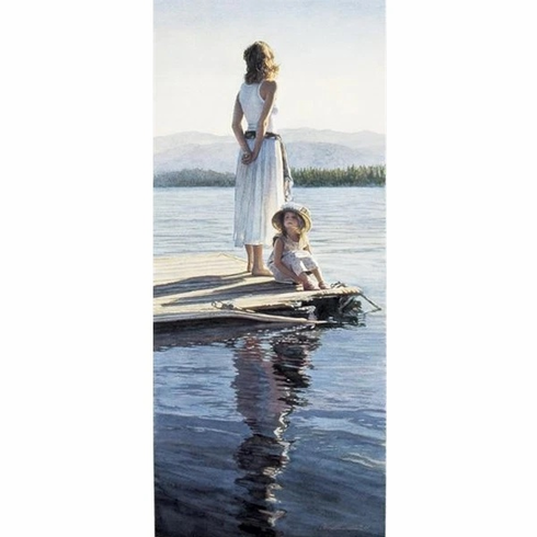 Steve Hanks Signed and Numbered Limited Edition Lithograph: "Sharing In Silence" Steve Hanks Signed and Numbered Limited Edition Lithograph: "Sharing In Silence"
