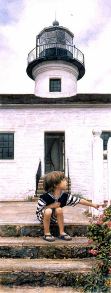 Steve Hanks Signed and Numbered Limited Edition Lithograph: "Sometimes It's The Little Things"