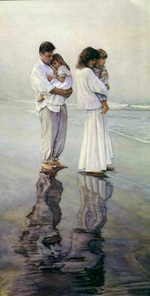 Steve Hanks Signed and Numbered Limited Edition Lithograph: "When The Fogs Rolls In"