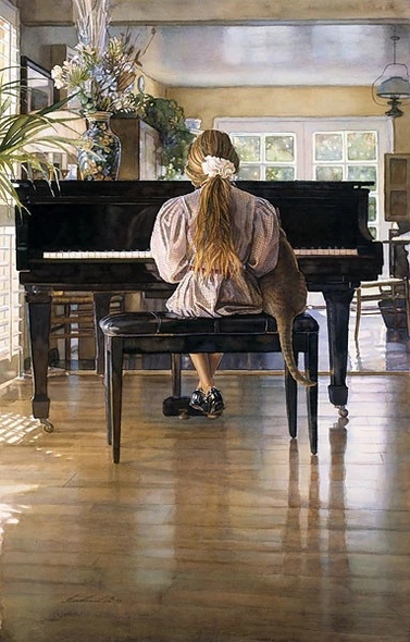 Steve Hanks Signed and Numbered Limited Edition Paper: "Duet"