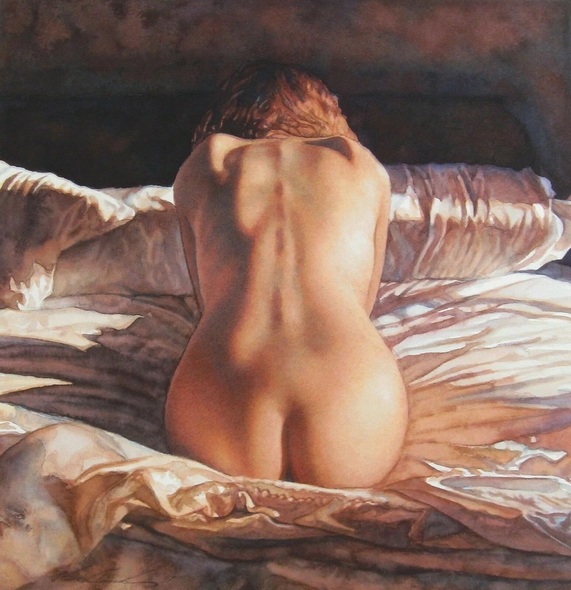 Steve Hanks Signed and Numbered Limited Edition Size DE Edition #14 of 20 Lithograph: "One Print From Mystery Suite"