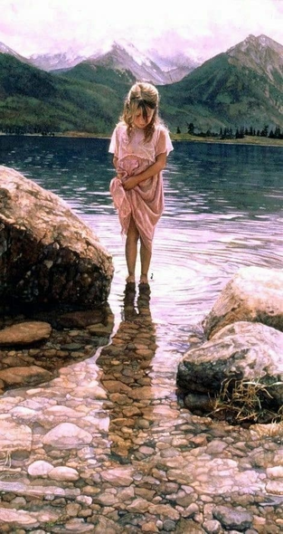 Steve Hanks Signed Limited Edition Lithograph: "Natures Beauty"
