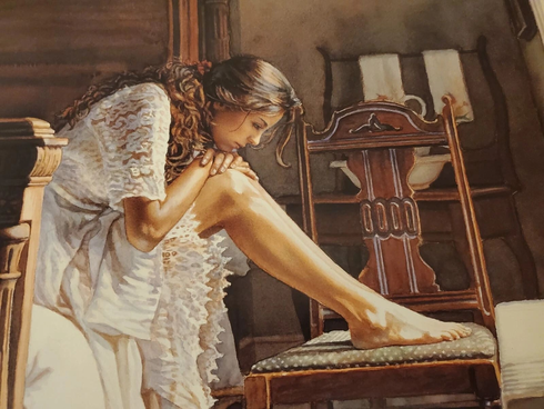 Steve Hanks Signed Limited Edition Lithograph Print: "Room To Think"