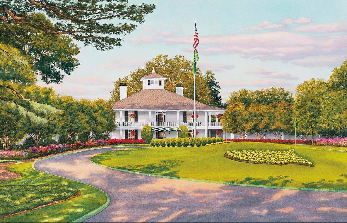 Steve Lotus Official Masters Tournament Limited Edition:" Founders Circle at Augusta National Golf Club"