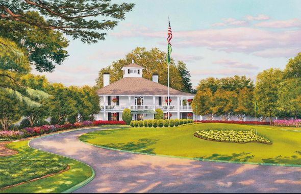 Steve Lotus Official Masters Tournament Limited Edition:" Founders Circle at Augusta National Golf Club"