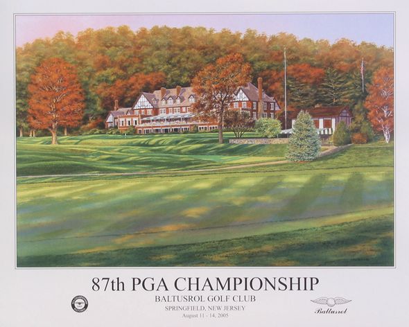 Steve Lotus Open Edition Print:"2005 Balustrol Official Poster"