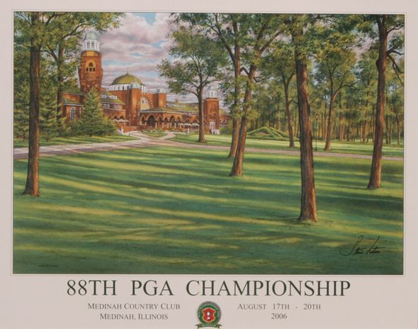 Steve Lotus Open Edition Print:"2006 Medinah CC Official Poster"
