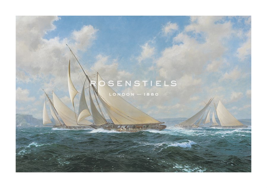 Steven Dews Hand Numbered Limited Edition Print on Paper :"The Wind Piped Loud from the West"