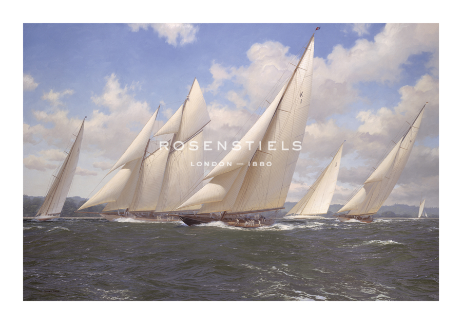Steven Dews Hand Numbered Limited Edition Print on Paper :"Against Wind and Tide"