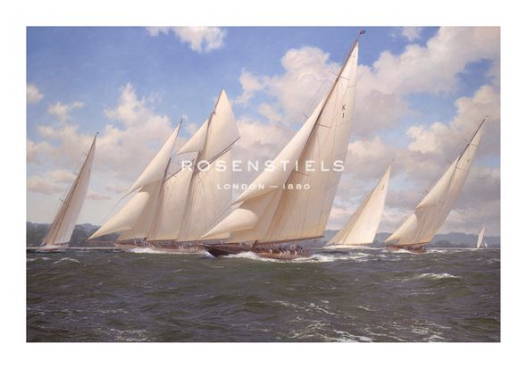Steven Dews Hand Numbered Limited Edition Print on Paper :"Against Wind and Tide"