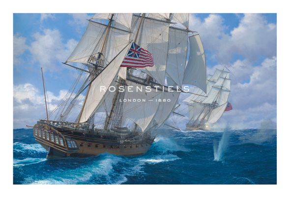 Steven Dews Hand Numbered Limited Edition Print on Paper :"The Chase"