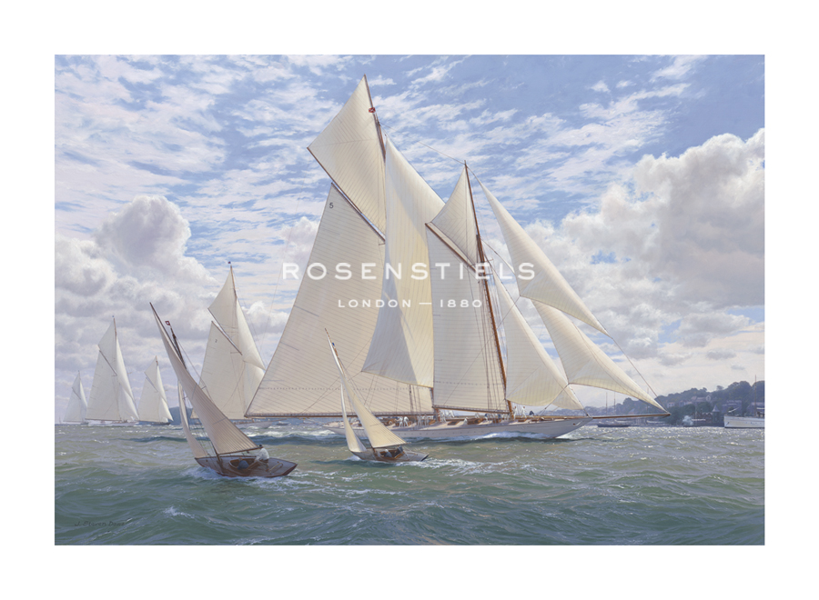 Steven Dews Hand Numbered Limited Edition Print on Paper :"Westward Wins"
