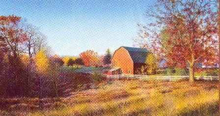STEVEN R KOZAR 12X22 Secondary Market Art: "AUTUMN MEMORIES"