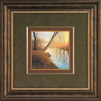 Steven R. Kozar Handsigned and Numbered Limited Edition: "Designer Framed Morning Solitude Print"