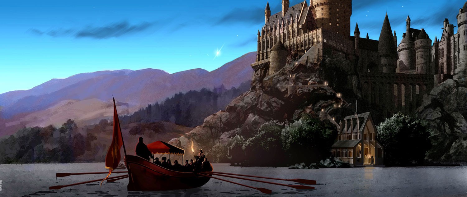 Stuart Craig Limited Edition Art: Journey to Hogwarts