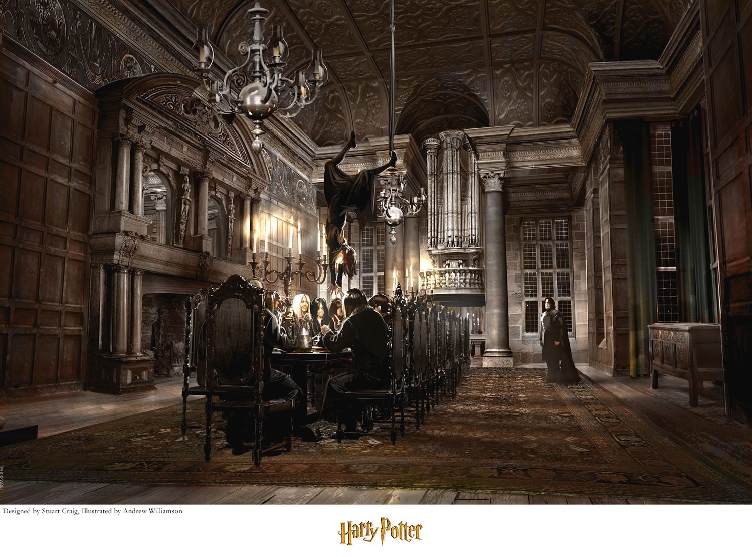 Stuart Craig Limited Edition Art: Malfoy Manor