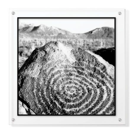 Studio EL Collection Limited Edition Ready to Hang Giclee on Clear Acrylic: "Scottsdale I"