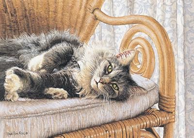 Sueellen Ross Open Edition Print: "All Thumbs"