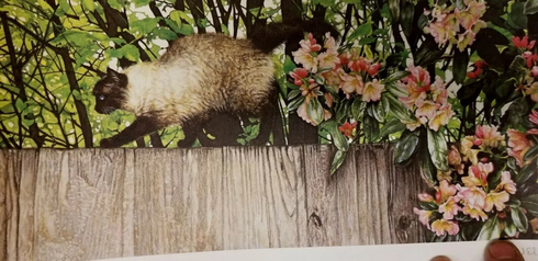 Sueellen Ross Signed and Numbered Limited Edition Lithograph: "Sylvie's Border Patrol"