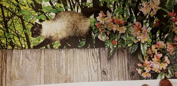 Sueellen Ross Signed and Numbered Limited Edition Lithograph: "Sylvie's Border Patrol"