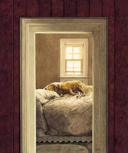 Sueellen Ross Signed and Numbered Limited Edition Size Artist Proof Lithograph: "Day Dreamer"