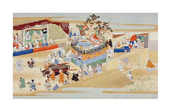 Sumiyoshi School Fine Art Open Edition Giclée:"Festival Scene"
