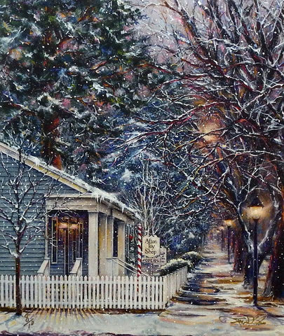 Susan Amidon Print-Signed and Numbered:"Afton Toy Shop"