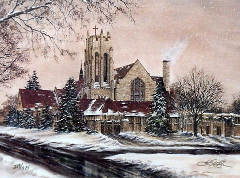 Susan Amidon Print-Signed and Numbered:"Mount Olivet Lutheran Church"