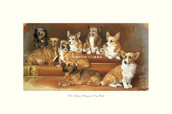 Susan Crawford Hand Numbered Limited Edition Print on Paper :"Her Majesty's Bodyguard - Eyes Right"