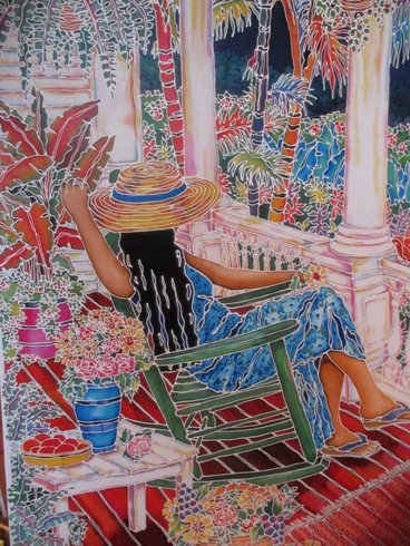Susan Patricia  Hand Signed: Limited Edition Embellished Canvas: "Bird Song "