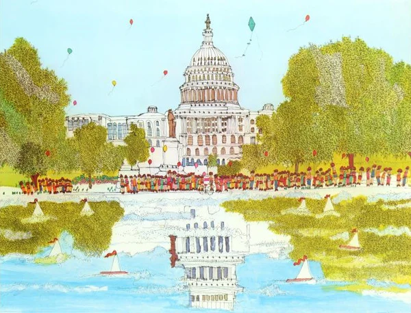 Susan Pear Meisel Limited Edition Lithograph on Paper: 