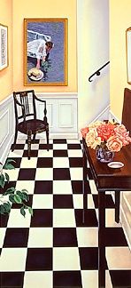 Susan Rios Handsigned and Numbered Limited Edition Hand-Pulled Serigraph on Paper: "Bouquet From The Side Garden"