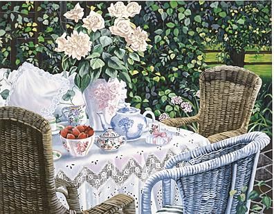 Susan Rios Handsigned and Numbered Limited Edition Hand-Pulled Serigraph on Paper: "The Gift is Yourself"