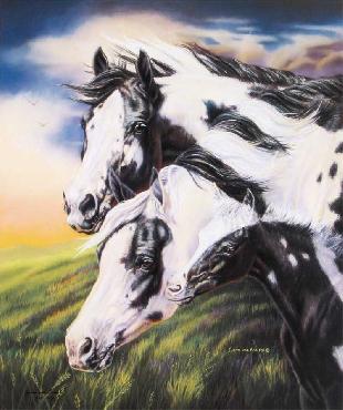 SUSAN VON BORSTEL 18X22 Secondary Market Art: "UNITY III SPRING"