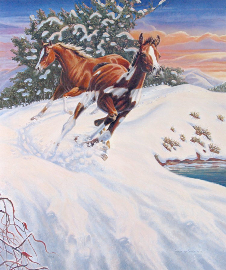 Susan von Borstel Handsigned and Numbered Limited Edition: "Free Spirit"