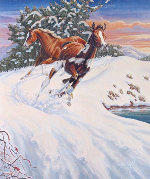 Susan von Borstel Handsigned and Numbered Limited Edition: "Free Spirit"
