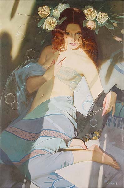 Svetlana Valueva Handsigned & Numbered Limited Edition Giclee on Canvas:"Idyll"