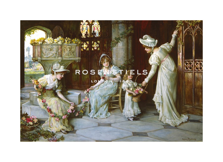 Sydney Muschamp Hand Numbered Limited Edition Print on Paper :"Temple Of Flora"