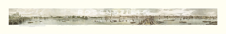 T M Baynes Hand Numbered Limited Edition Print on Paper :"View of the North Bank of The Thames I"