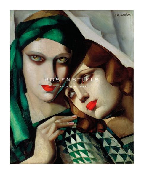 Tamara de Lempicka Hand Numbered Limited Edition Print on Paper:"The Green Turban"