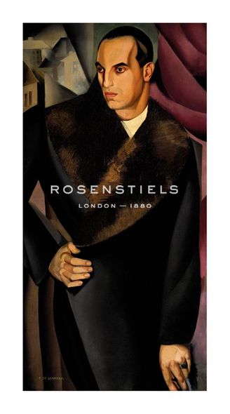 Tamara de Lempicka Hand Numbered Limited Edition Print on Paper:"Portrait de Guido Sommi"