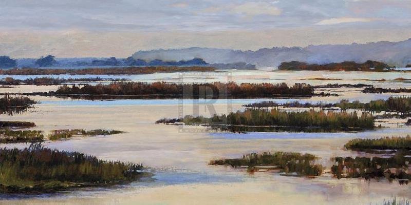 Tania Bello 48 x 24 in. Open Giclee Canvas:"Quiet Marshes"
