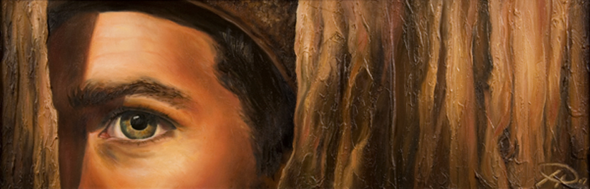 Tanya Jean Peterson Handsigned and Numberd Giclee on Canvas:"Hide and Seek"