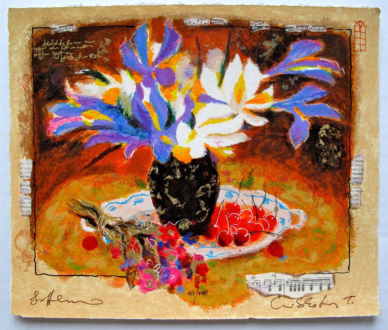 Tanya Wissotsky And Alexander Galtchansky Hand Signed Limited Edition Serigraph:"Sweet Dream"