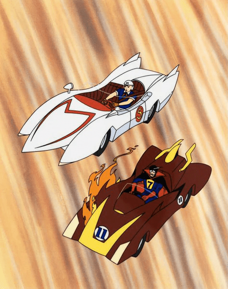 Tatsuo Yoshida Limited Edition Sericel: "Speed Racer"