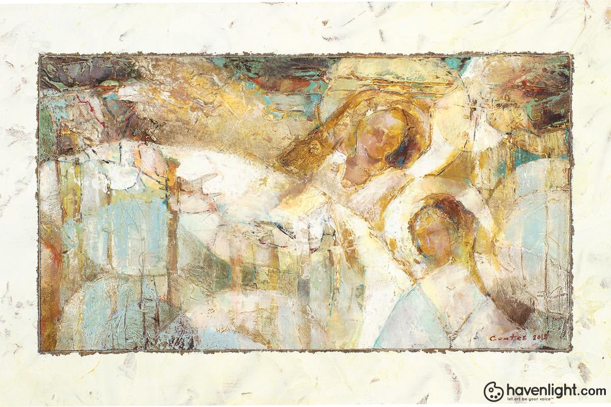 Tausha Schumann Fine Art Canvas Giclee: "Nativity"