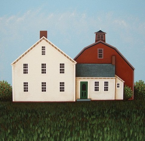 Ted Jeremenko Artist Signed Limited Edition Serigraph on Paper:"In The Country"