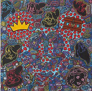 Tennessee Loveless Signed and Numbered Limited Edition Giclée on Canvas:"Mickey Mouse - Happily Ever Neon"